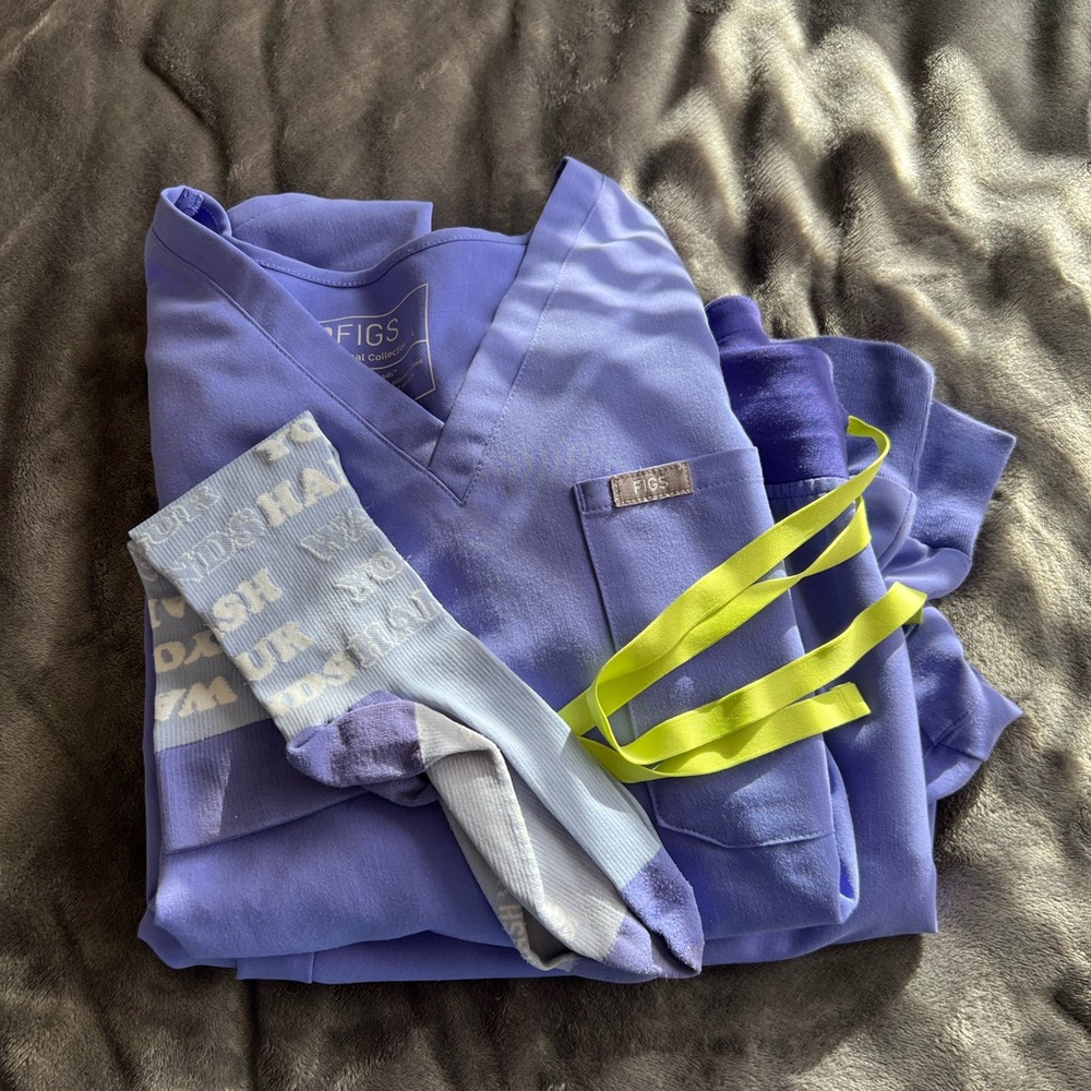 Figs Scrubs (Tops/Bottoms/Socks)